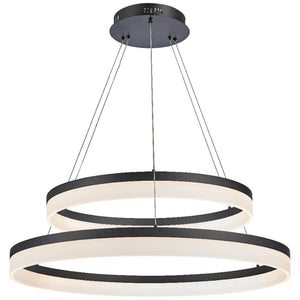 Sandy black chandelier, by Maple