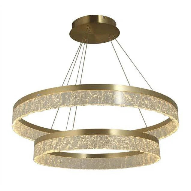 Gold pendant light, by Maple, for kitchen island or dining