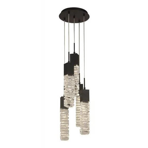 Black pendant light, by Maple, for kitchen island or dining