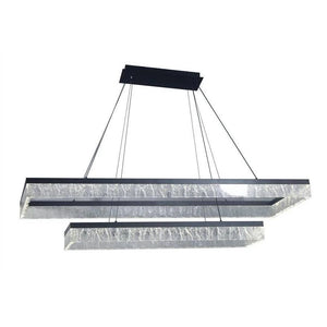 Black pendant light, by Maple, for kitchen island or dining