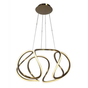 Gold pendant light, by Maple, for kitchen island or dining