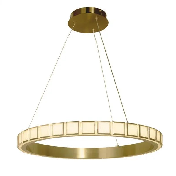 Gold pendant light, by Maple, for kitchen island or dining