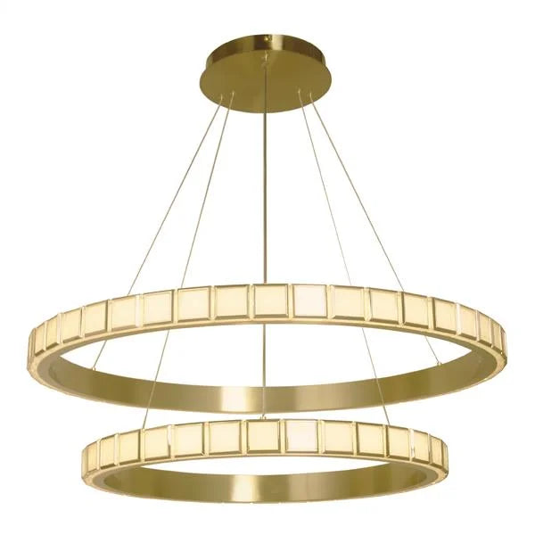 Gold pendant light, by Maple, for kitchen island or dining