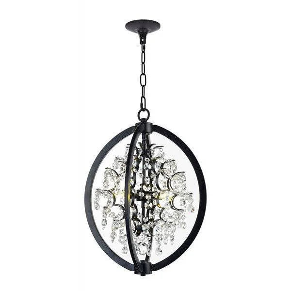 SML233100-BK – Sparkle Light – Chandeliers-Contemporary