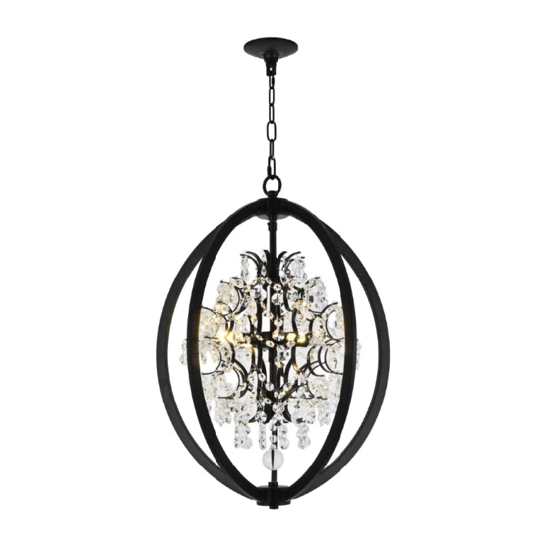 SML233101-BK – Sparkle Light – Chandeliers-Contemporary