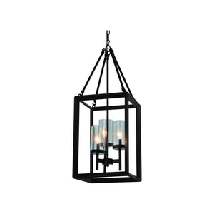 Orb + clear glass pendant light, by Maple, for kitchen island or dining