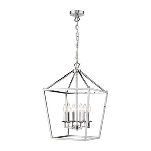 Chrome pendant light, by Maple, for kitchen island or dining