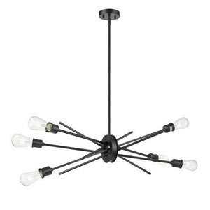 Black pendant light, by Maple, for kitchen island or dining