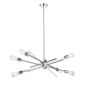 Chrome finish pendant light, by Maple, for kitchen island or dining