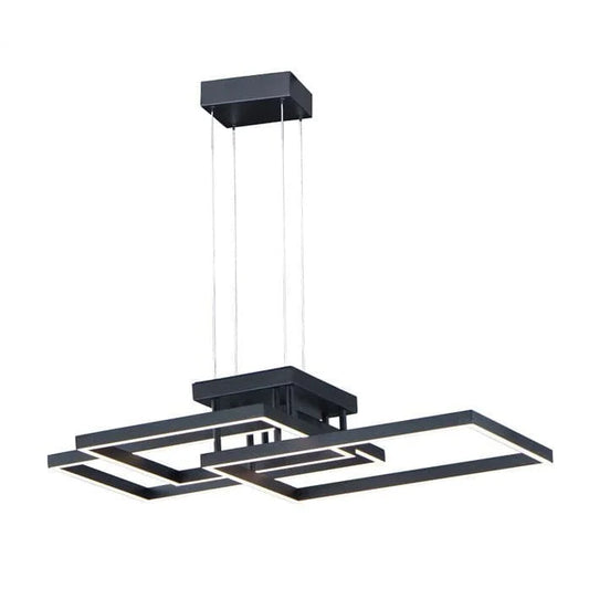 Black pendant light, by Maple, for kitchen island or dining