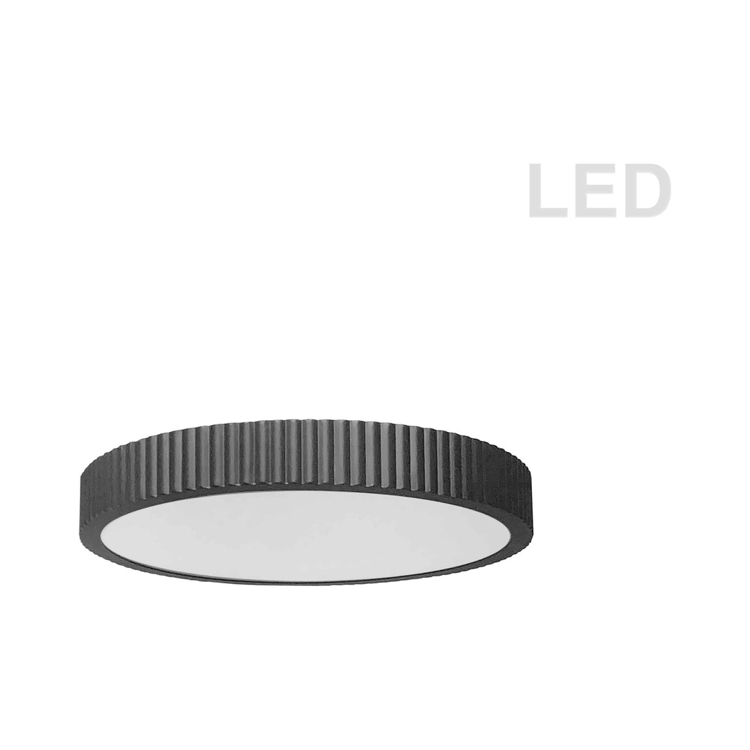 1 x LED 30Watt, 3000K, 2100Lmn, Dimmable, Transitional Flush Mount, Black, Size: L18'' x W18'' x H2.5'', Dry Location, 3Lbs. - Sparkle Light