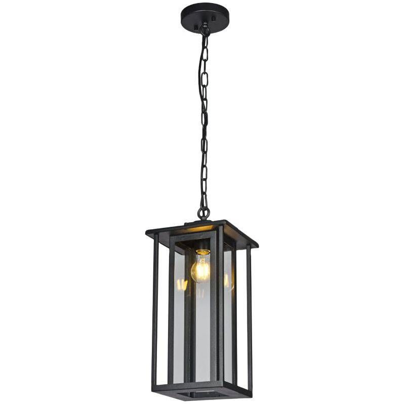 Sanded black ceiling light, by Maple, for hallway, bedroom, or entryway