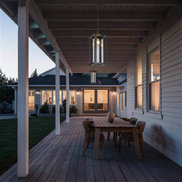 Sanded black ceiling light, by Maple, for hallway, bedroom, or entryway, angled view