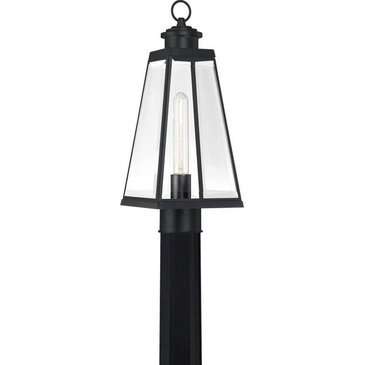 Outdoor post lantern, by Quoizel, for driveway or front yard