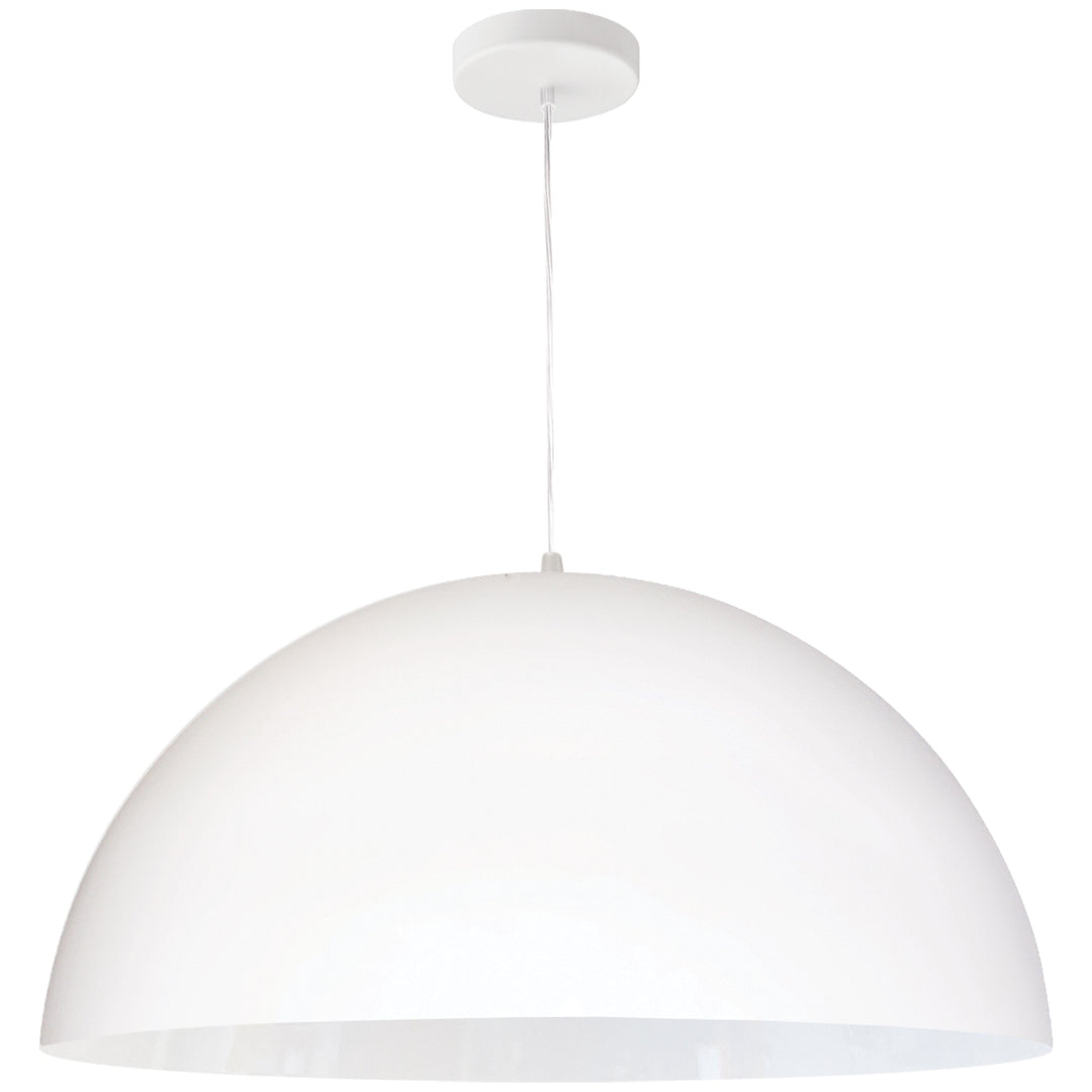 1 x E26 100Watt, Dimmable, Transitional Pendant, White, Size: L20'' x W20'' x H10'', Dry Location, 14Lbs. - Sparkle Light