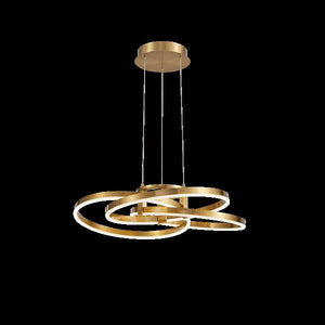 Gold pendant light, by Maple, for kitchen island or dining