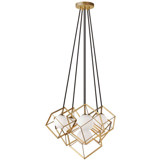 Gold island pendant, by Dainolite, for kitchen island or dining