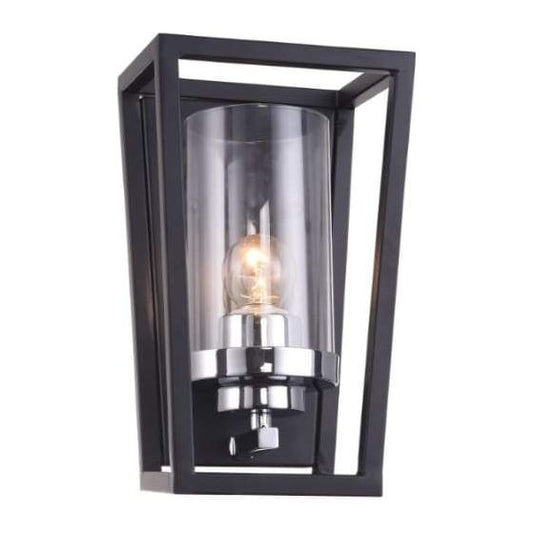 Oil brushed bronze (orb) wall sconce, by Maple, for hallway or living room