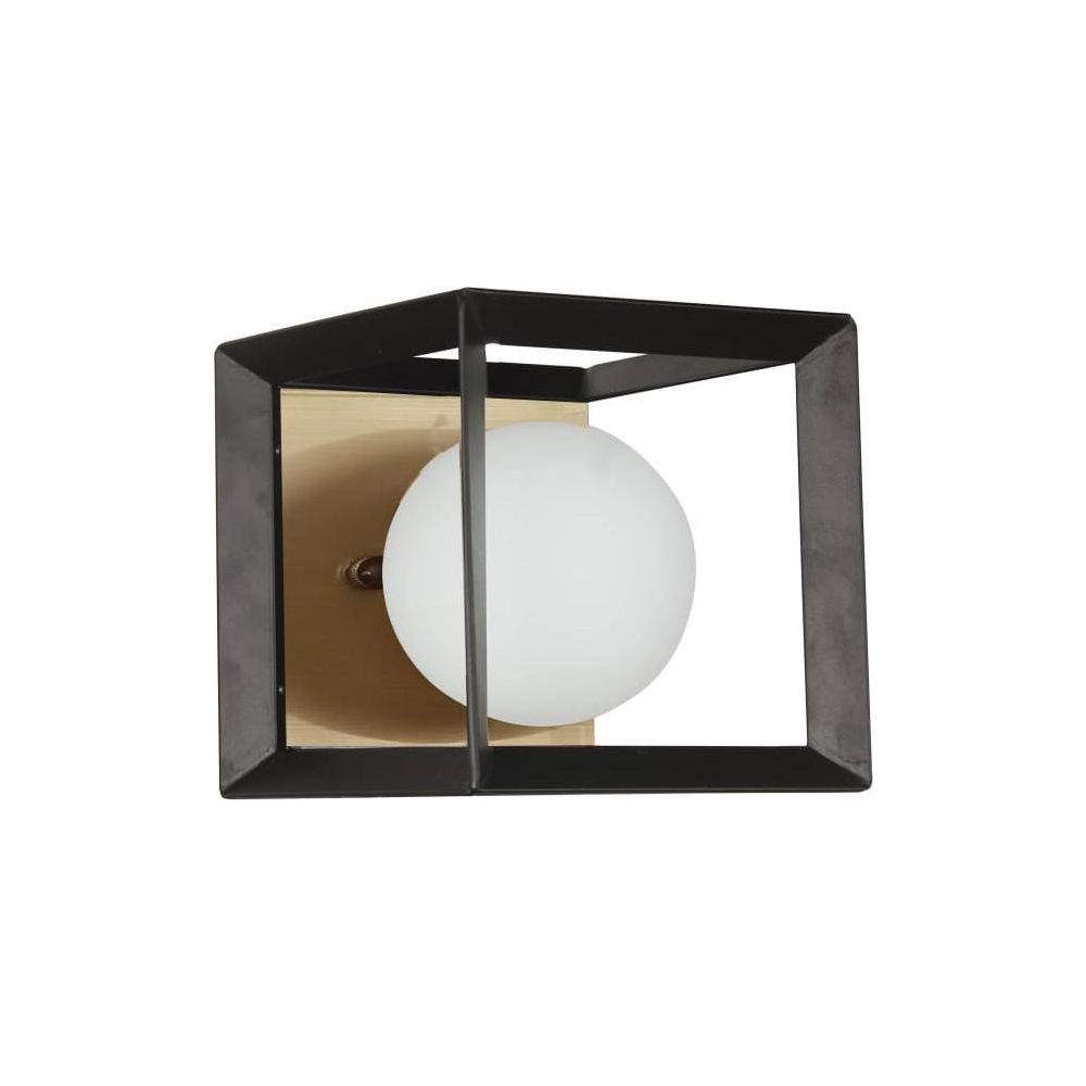 1 x G9 25Watt, Dimmable, Transitional Vanity, Aged Brass, Size: L6'' x W6'' x H6'', Damp Location, 2Lbs. - Sparkle Light