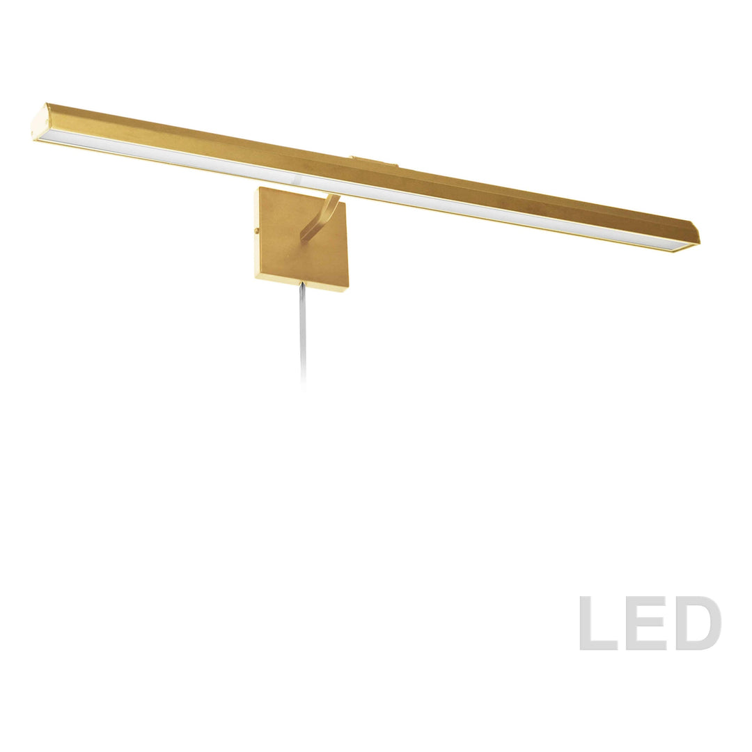 Pic Light - LED 2700K~3500K 40W 2800Lm Dimmable - Aged Brass - L32'' x D9'' x H2.75'' - 7 lbs - Dry Location - Sparkle Light