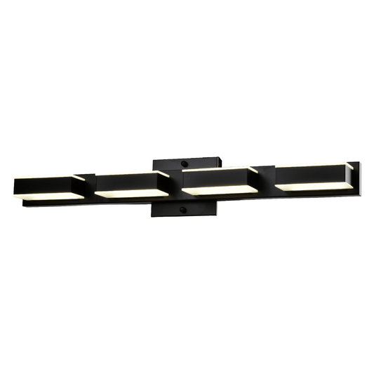 Black vanity light, by Maple, for bathroom