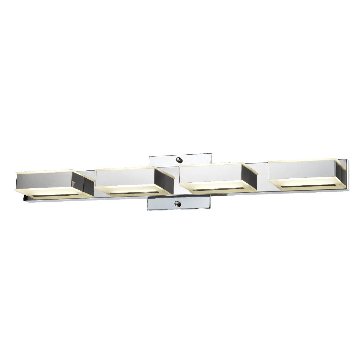 Chrome vanity light, by Maple, for bathroom