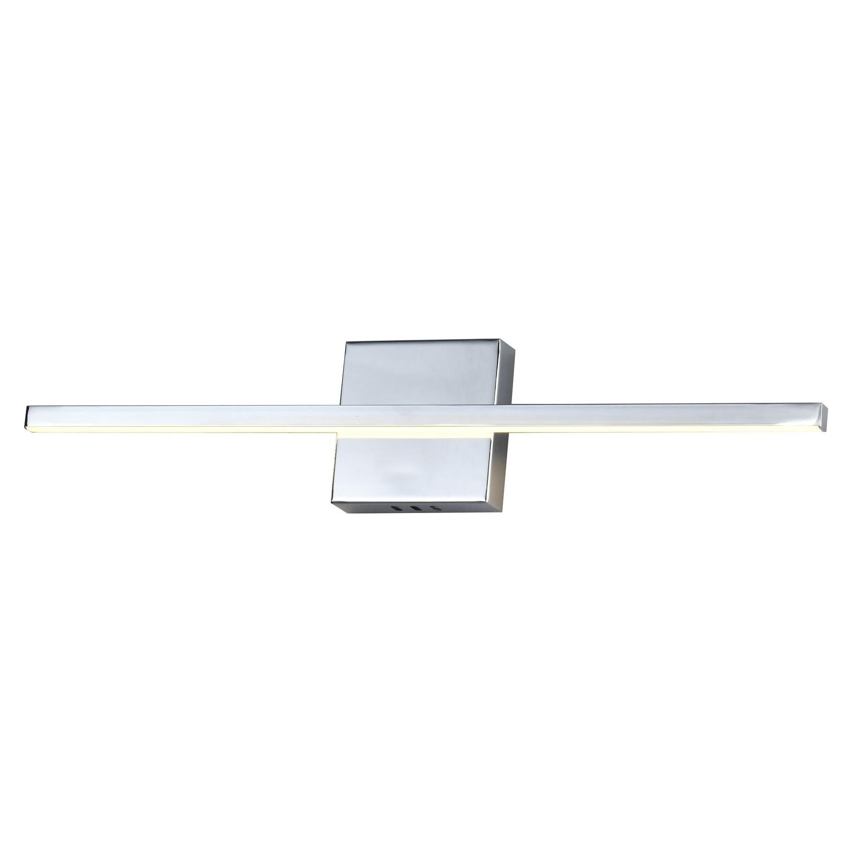 Chrome finish wall sconce, by Maple, for hallway or living room