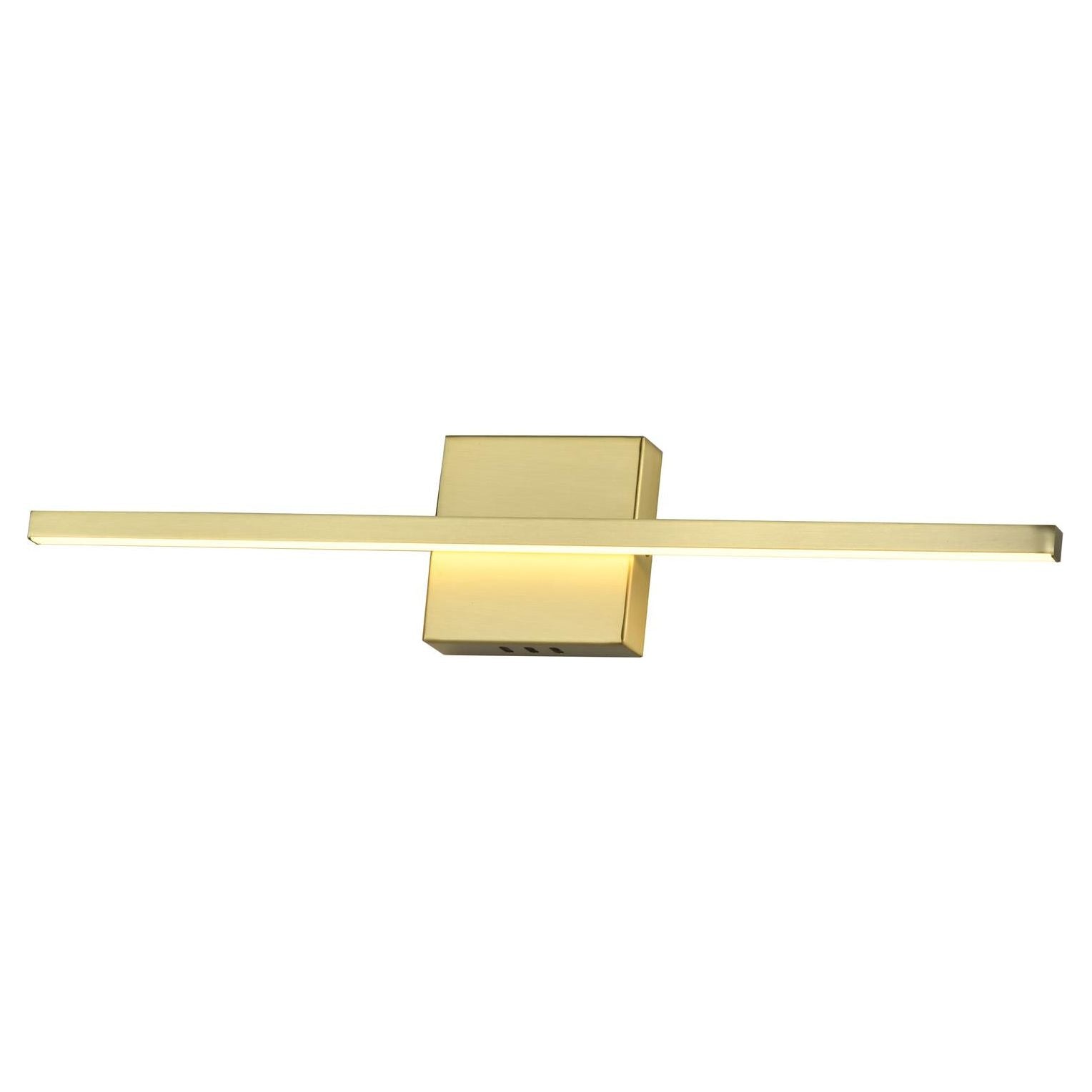Gold finish wall sconce, by Maple, for hallway or living room