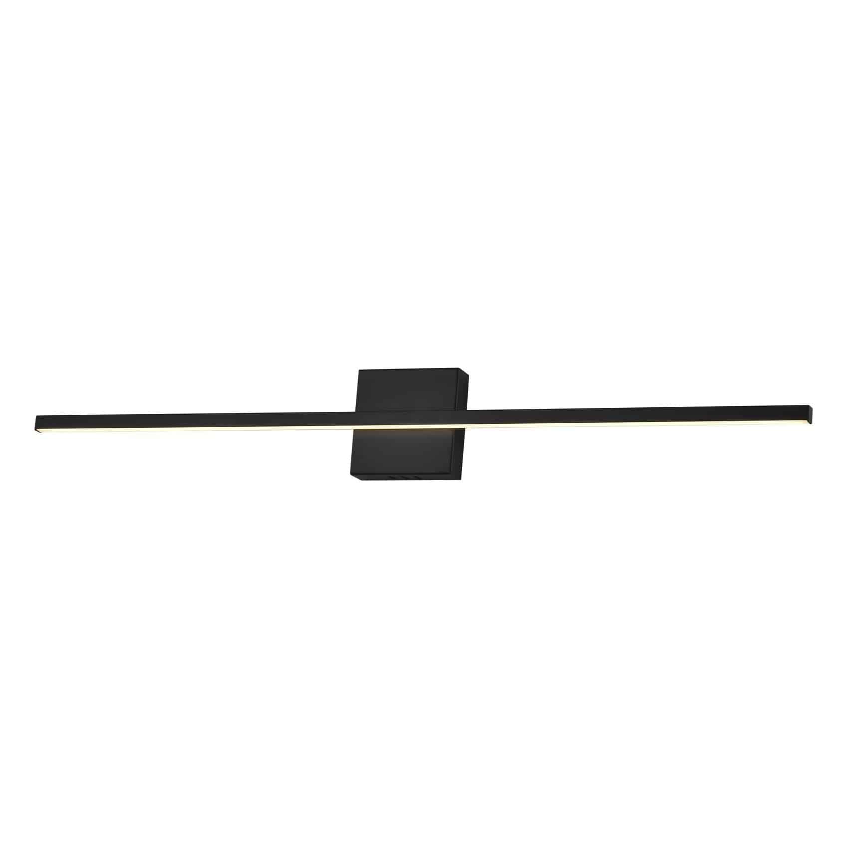 Black finish wall sconce, by Maple, for hallway or living room