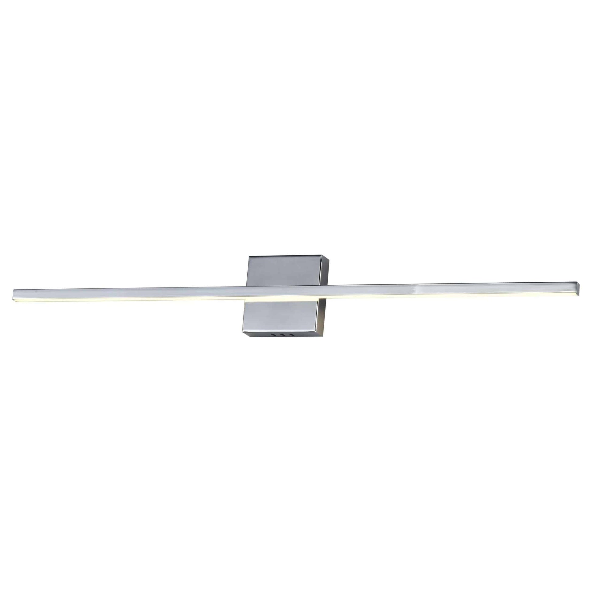 Chrome finish wall sconce, by Maple, for hallway or living room