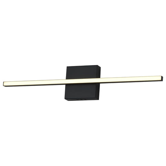 Black finish wall sconce, by Maple, for hallway or living room