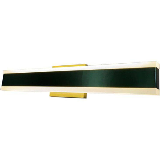 Gold finish vanity light, by Maple, for bathroom