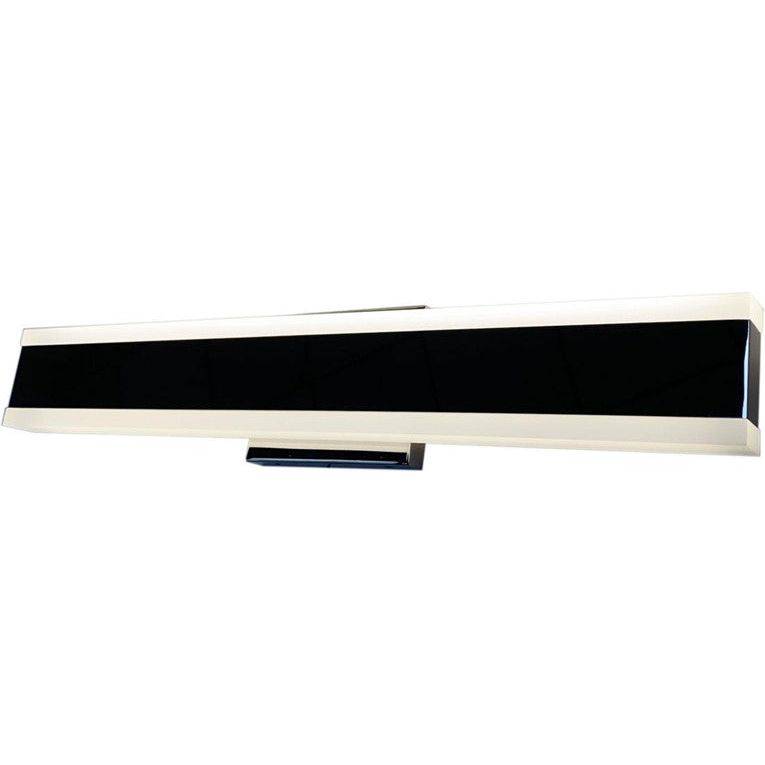 Chrome finish vanity light, by Maple, for bathroom