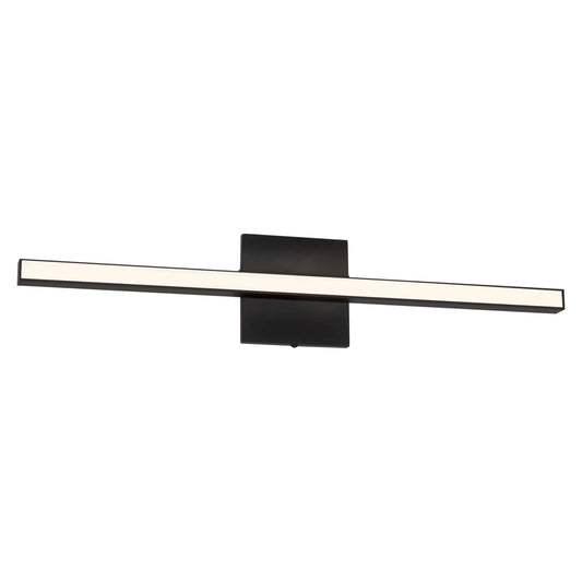 Black vanity light, by Maple, for bathroom