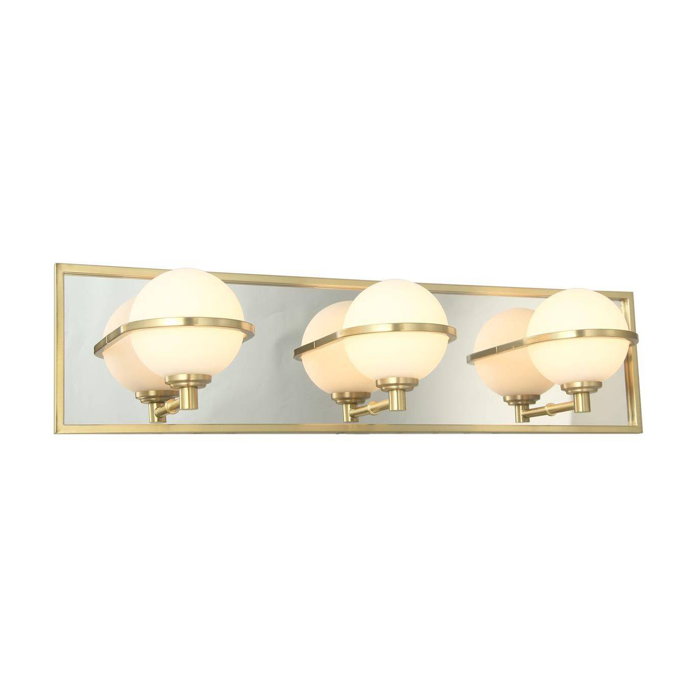 Gold vanity light, by Maple, for bathroom