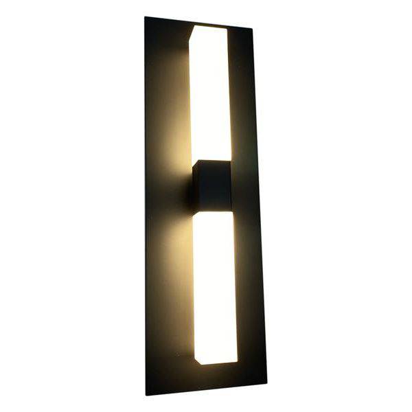 Black vanity light, by Maple, for bathroom