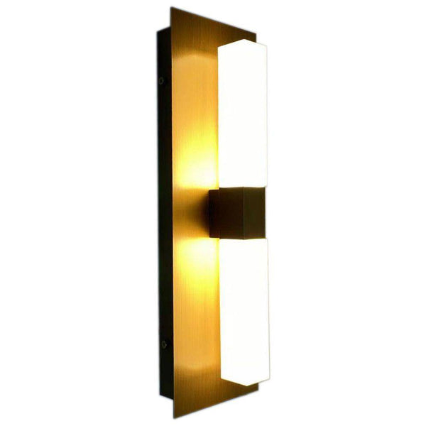 Gold vanity light, by Maple, for bathroom