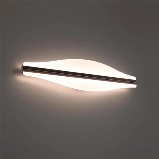 Black vanity light, by WAC, for bathroom
